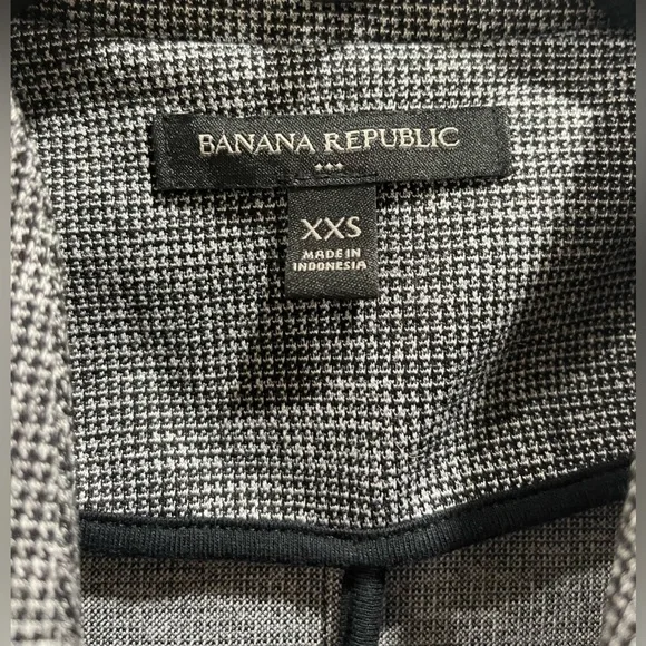 NWOT never worn banana republic oversized herringbone blazer jacket sz XXS - Picture 4 of 10